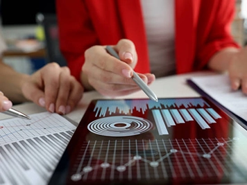 Tablet con datos Tablet con datos